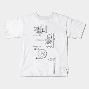 Driving and supporting means for high speed printing drum Vintage Patent Hand Drawing Kids T-Shirt